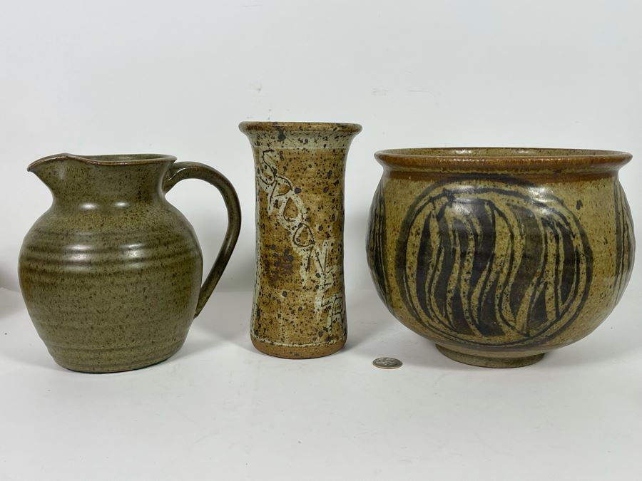(3) Mid-Century Pottery Pieces [Photo 3]