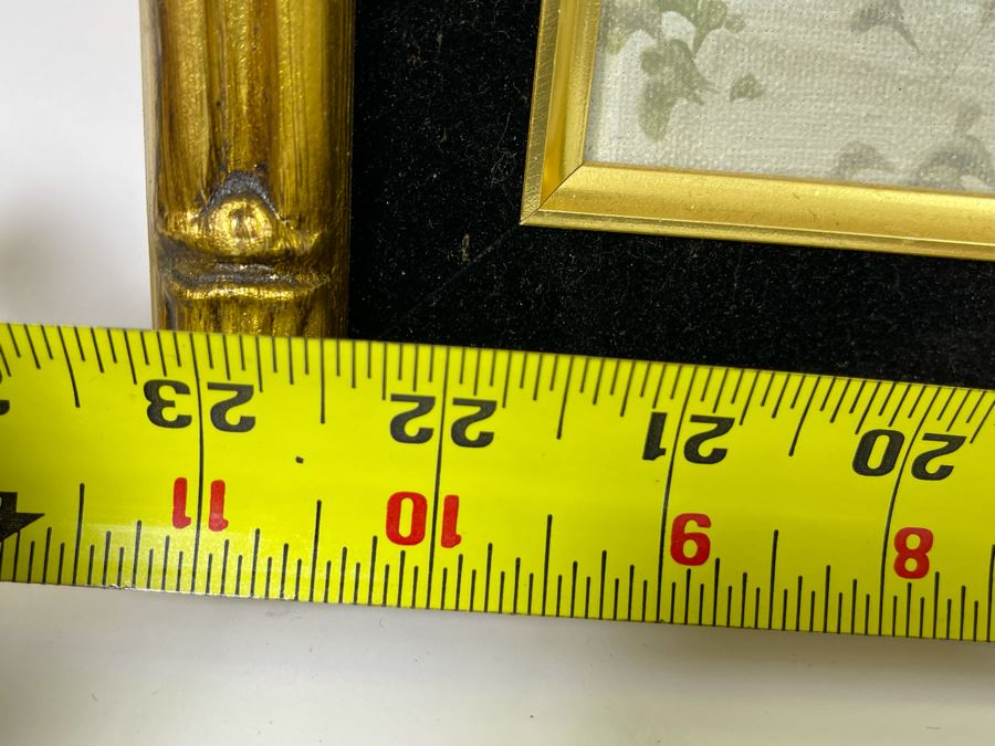 Vintage Original Signed Japanese Painting With Bamboo Frame 23 X 27 [Photo 10]