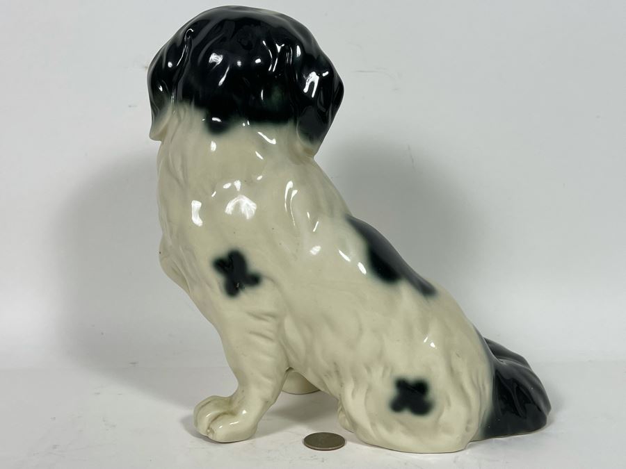 Vintage Shih Tzu Dog Breed Sculpture Probably Italian 10W X 10H