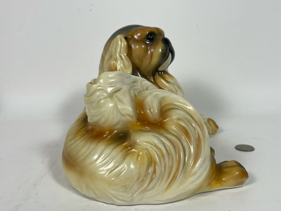 Italian Shih Tzu Dog Breed Ceramic Sculpture 12W X 7H [Photo 8]