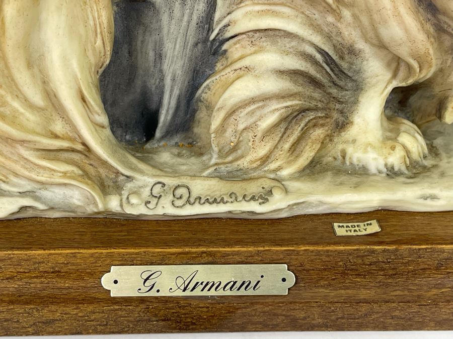 Italian G. Armani Shih Tzu Dog Breed Sculpture 9.5W X 4D X 6.5H [Photo 7]