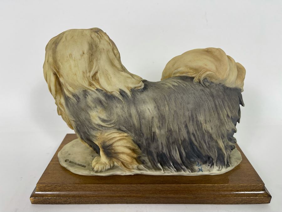 Italian G. Armani Shih Tzu Dog Breed Sculpture 9.5W X 4D X 6.5H [Photo 8]