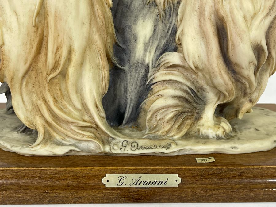 Italian G. Armani Shih Tzu Dog Breed Sculpture 9.5W X 4D X 6.5H [Photo 6]