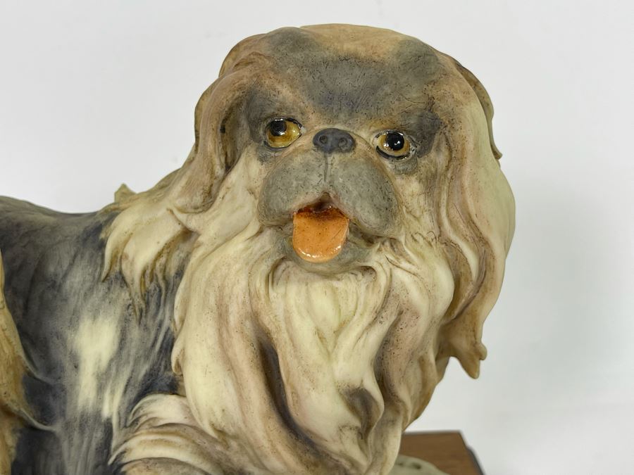 Italian G. Armani Shih Tzu Dog Breed Sculpture 9.5W X 4D X 6.5H [Photo 5]