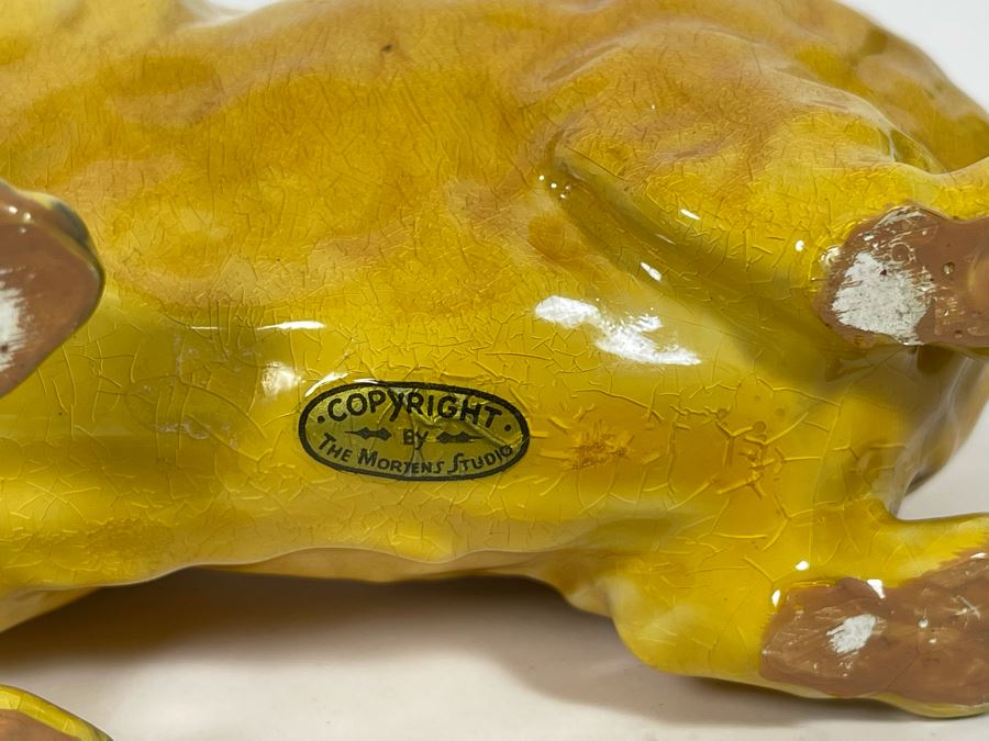 Three Vintage Small Shih Tzu Dog Breed Figurines One Is The Mortens Studio 4H [Photo 8]