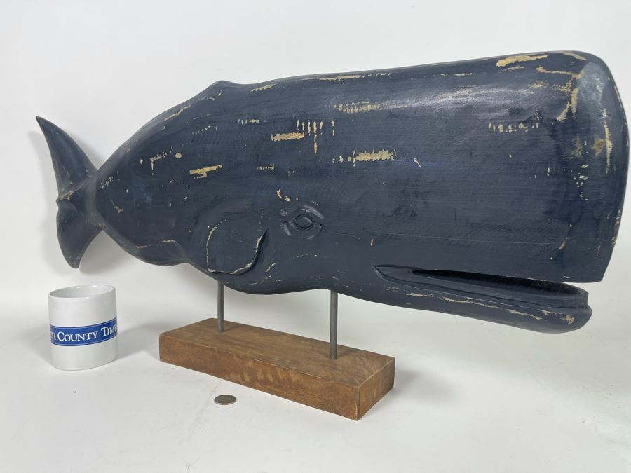 Large Decorative Whale Sculpture 33W X 15H [Photo 5]