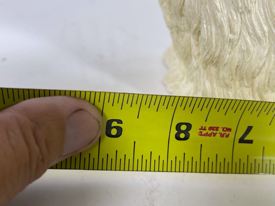 Maltese Shih Tzu Dog Breed Sculpture Titled “Muffin” By The Danbury Mint 9W X 8H [Photo 8]