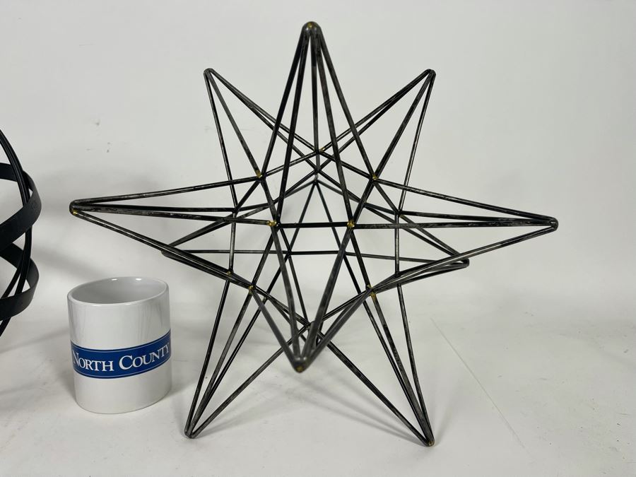 Metal Sphere 12W And Metal Star Sculpture 12W [Photo 5]