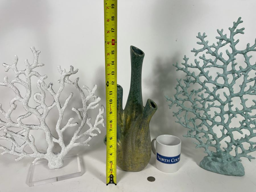 Decorative Faux Coral And Vase Home Decor [Photo 6]