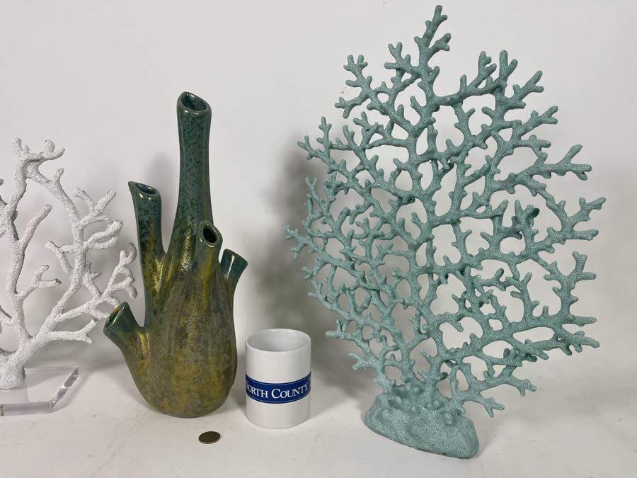 Decorative Faux Coral And Vase Home Decor [Photo 5]