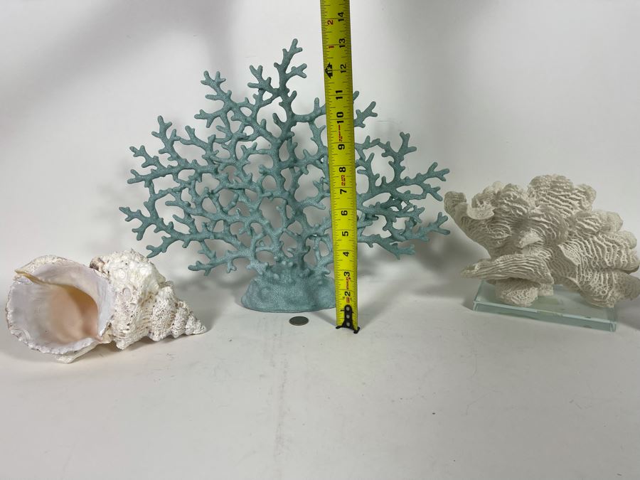 Decorative Faux Seashell And Coral Home Decor [Photo 7]