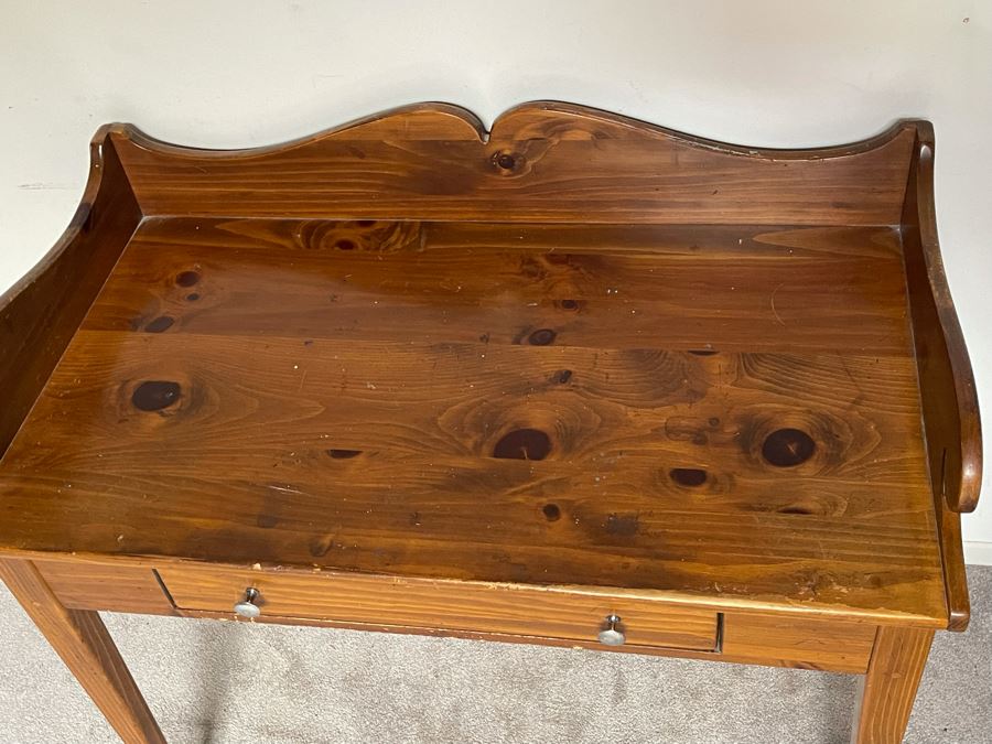 Ethan Allen Wooden Writing Desk 40W X 22D X 37H [Photo 5]