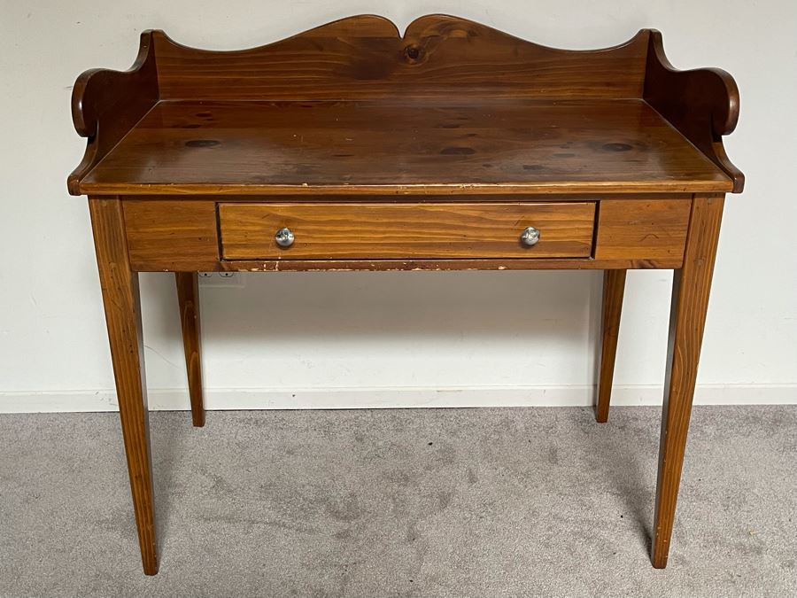 Ethan Allen Wooden Writing Desk 40W X 22D X 37H [Photo 2]