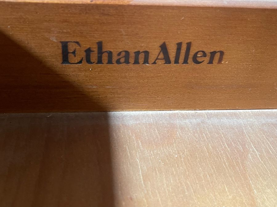 Ethan Allen Wooden Writing Desk 40W X 22D X 37H [Photo 6]