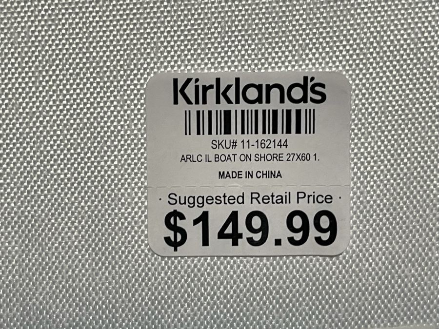 Ocean Boat 3-D Canvas Print 27 X 60 [Photo 8]