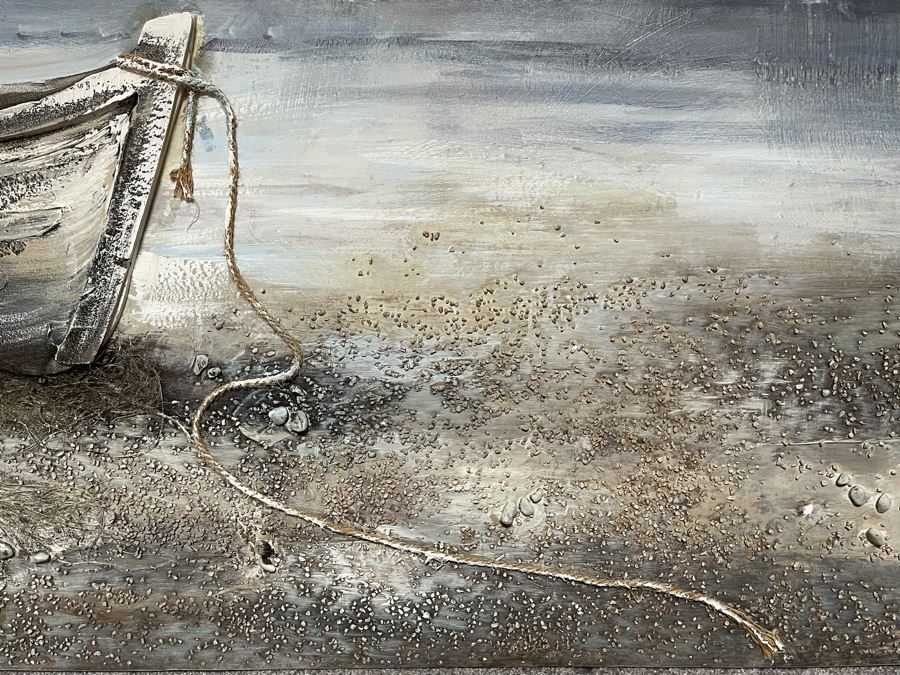 Ocean Boat 3-D Canvas Print 27 X 60 [Photo 5]