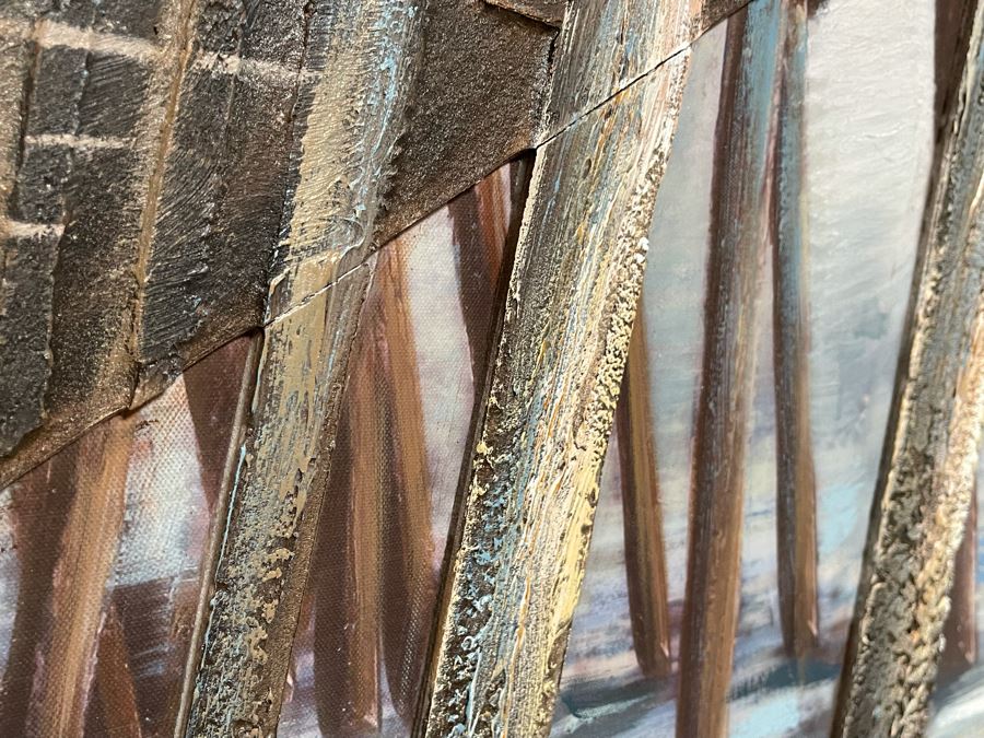 Ocean Pier 3-D Canvas Print 59 X 26.5 [Photo 5]