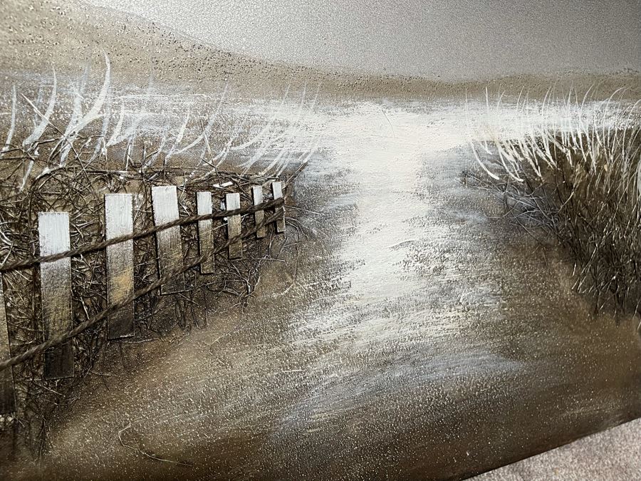 Beach Scene 3-D Canvas Print 59 X 24 [Photo 5]