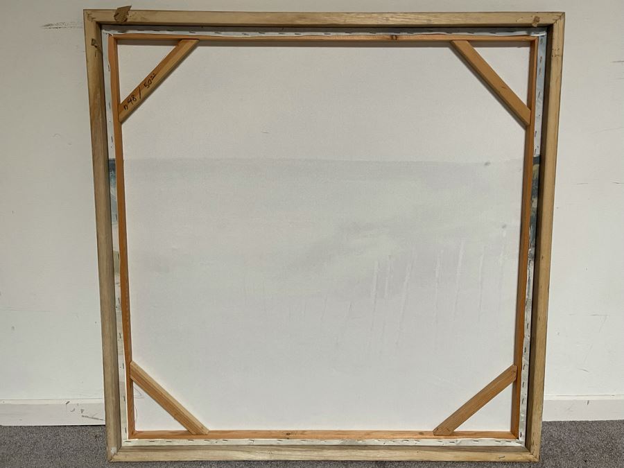 Vintage Beach Scene Canvas Print 31.5 X 31.5 [Photo 5]