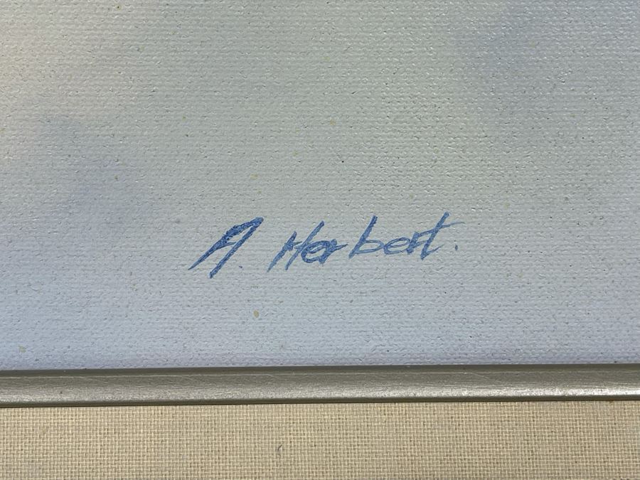 Original Still Life Painting By A. Herbert 24 X 20 Framed 30 X 26 [Photo 6]