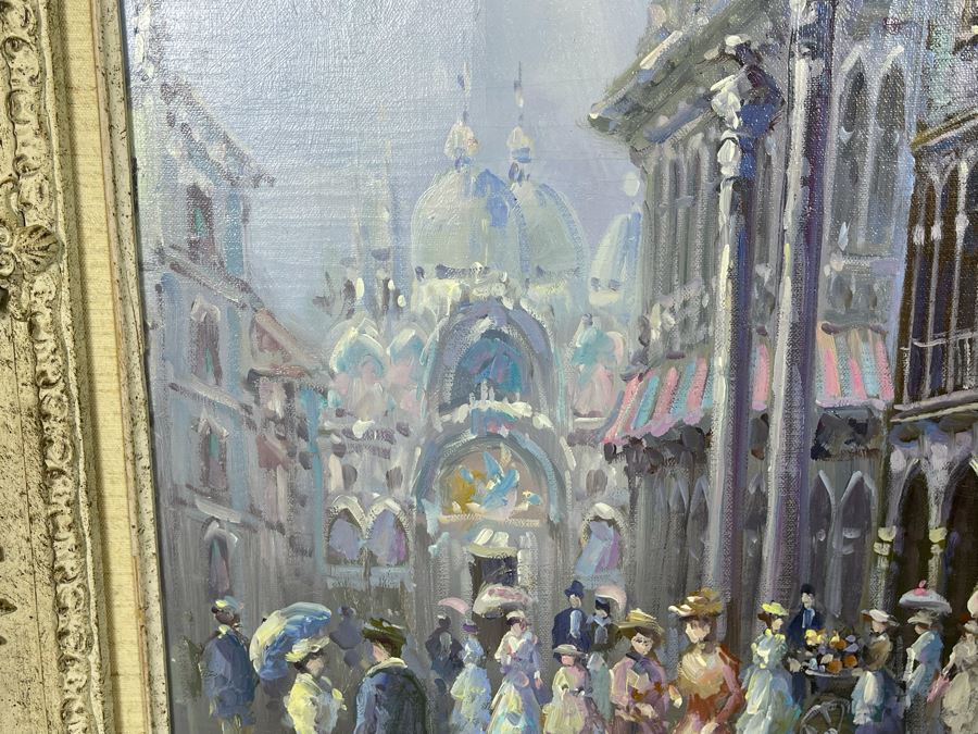 Original City Scene Artwork By Sebastian 24 X 36 In Frame 32 X 44 [Photo 4]