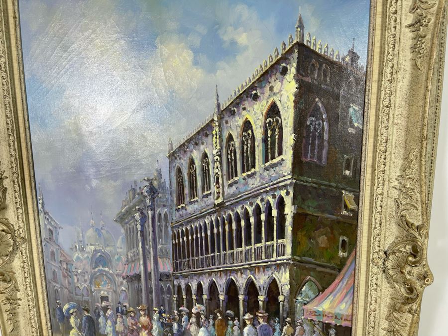 Original City Scene Artwork By Sebastian 24 X 36 In Frame 32 X 44 [Photo 3]