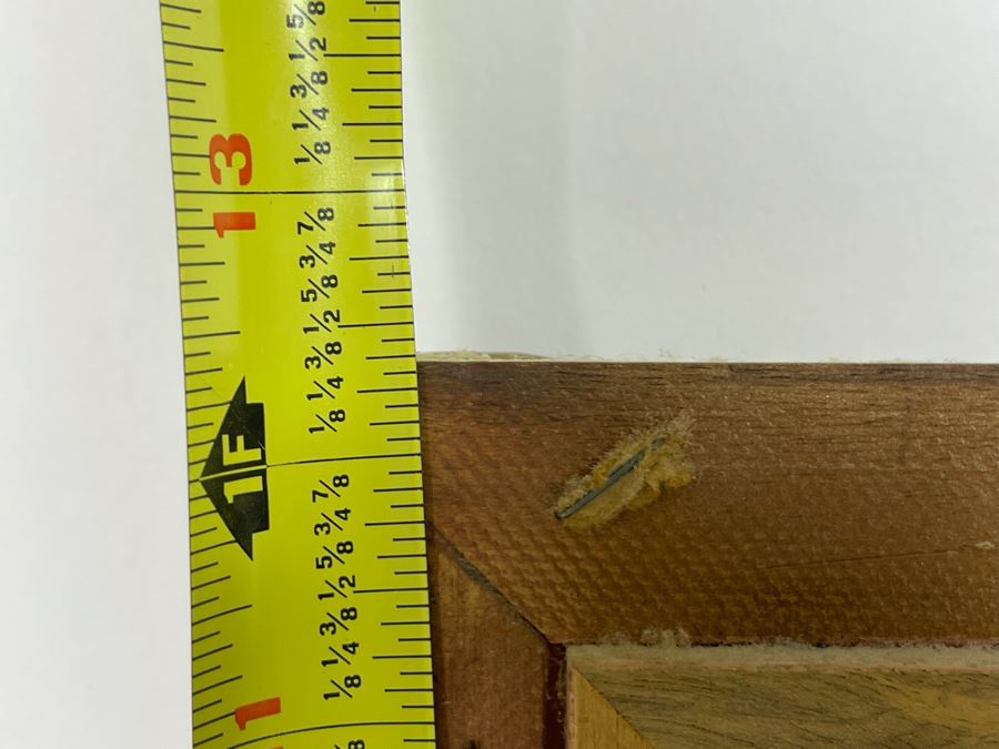 Original Still Life Artwork 8 X 10 Signature Illegible In Gilt Wooden Frame 14 X 12.5 [Photo 9]