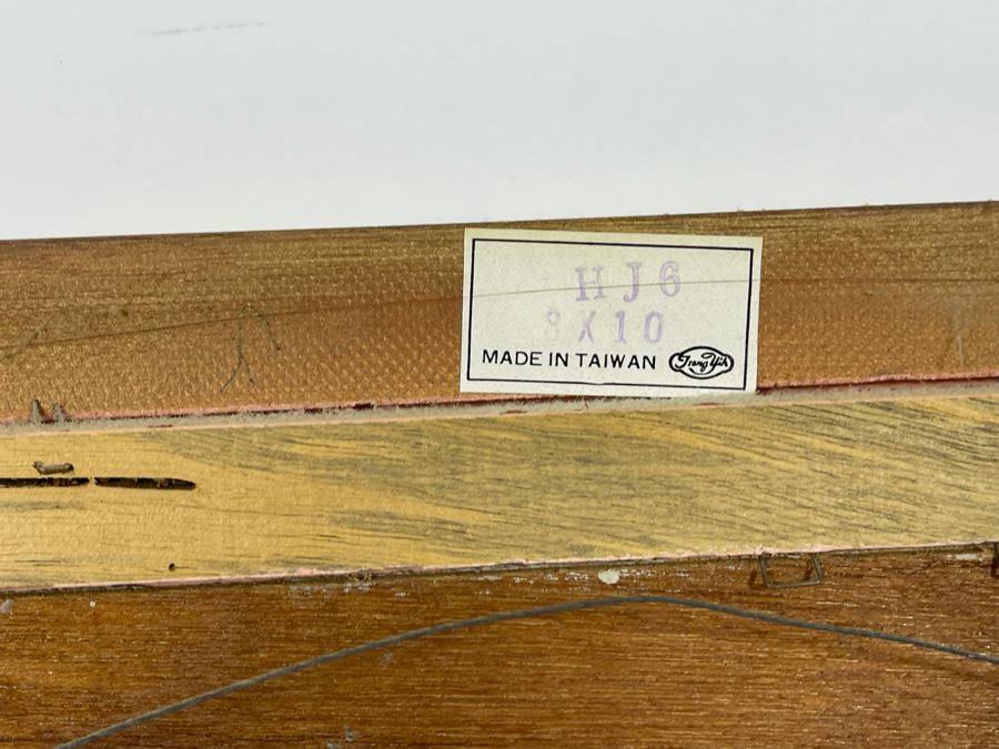 Original Still Life Artwork 8 X 10 Signature Illegible In Gilt Wooden Frame 14 X 12.5 [Photo 7]