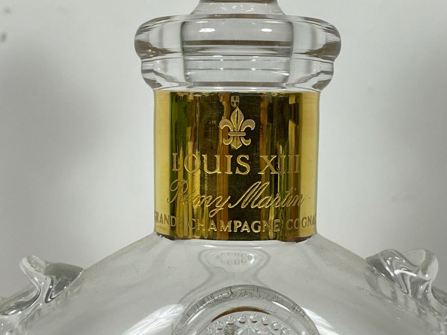 Baccarat Crystal Louis XIII Remy Martin Bottle With Stopper 11H X 7W [Photo 4]
