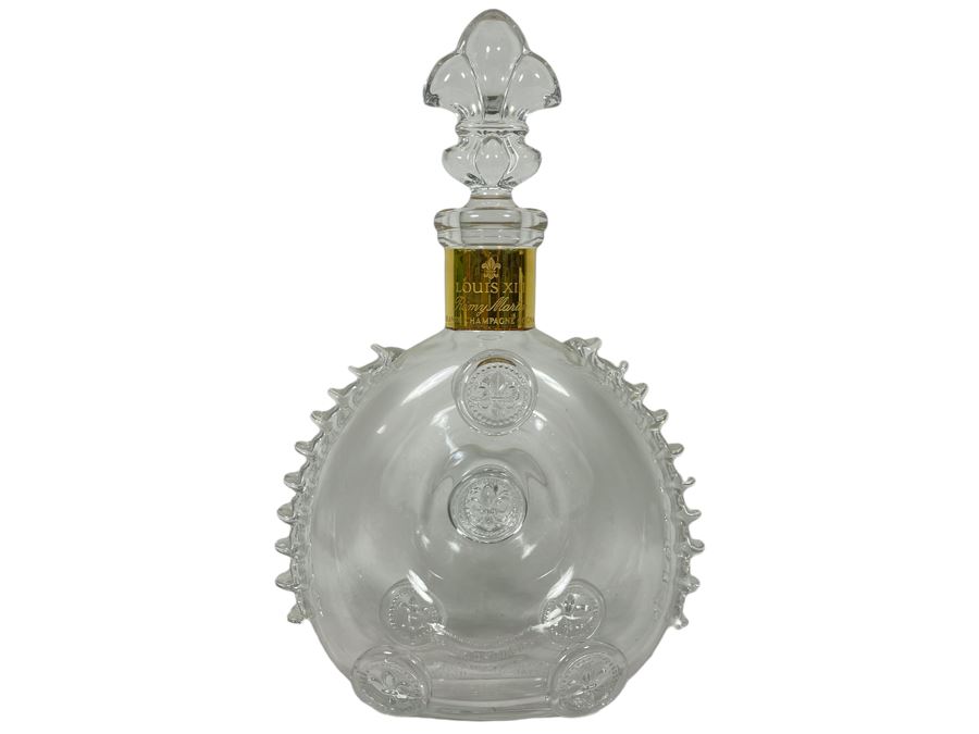 Baccarat Crystal Louis XIII Remy Martin Bottle With Stopper 11H X 7W