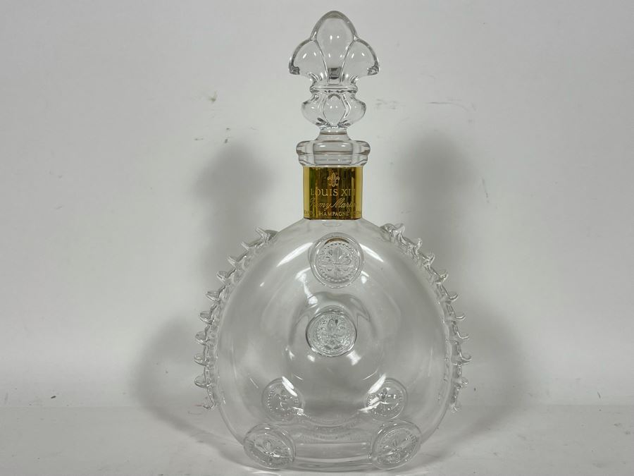 Baccarat Crystal Louis XIII Remy Martin Bottle With Stopper 11H X 7W