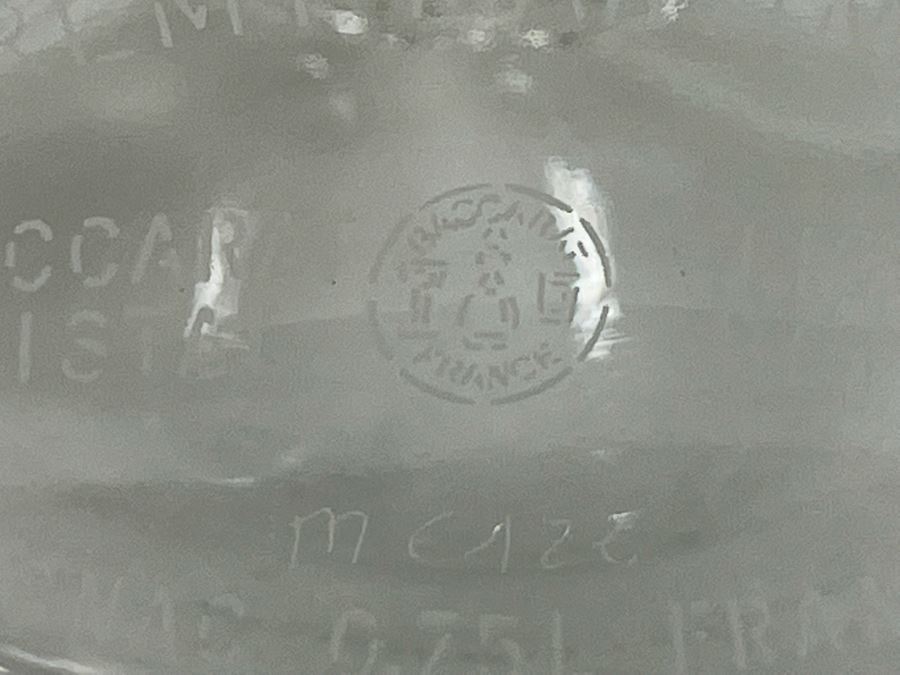 Baccarat Crystal Louis XIII Remy Martin Bottle With Stopper 11H X 7W [Photo 9]