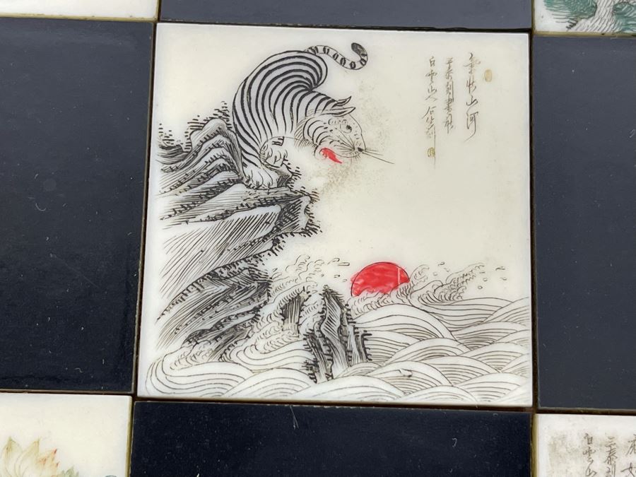 Custom Chinese Portable Chess Board With Individually Carved Scenes And Pieces 18W X 18D - See Photos [Photo 16]