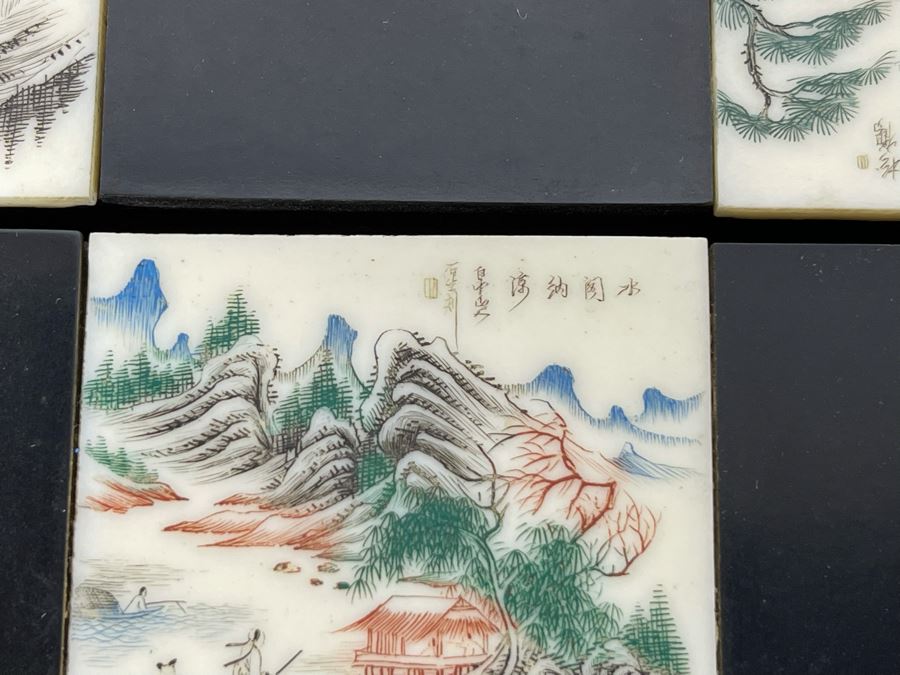 Custom Chinese Portable Chess Board With Individually Carved Scenes And Pieces 18W X 18D - See Photos [Photo 23]