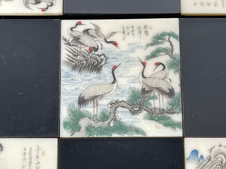 Custom Chinese Portable Chess Board With Individually Carved Scenes And Pieces 18W X 18D - See Photos [Photo 20]