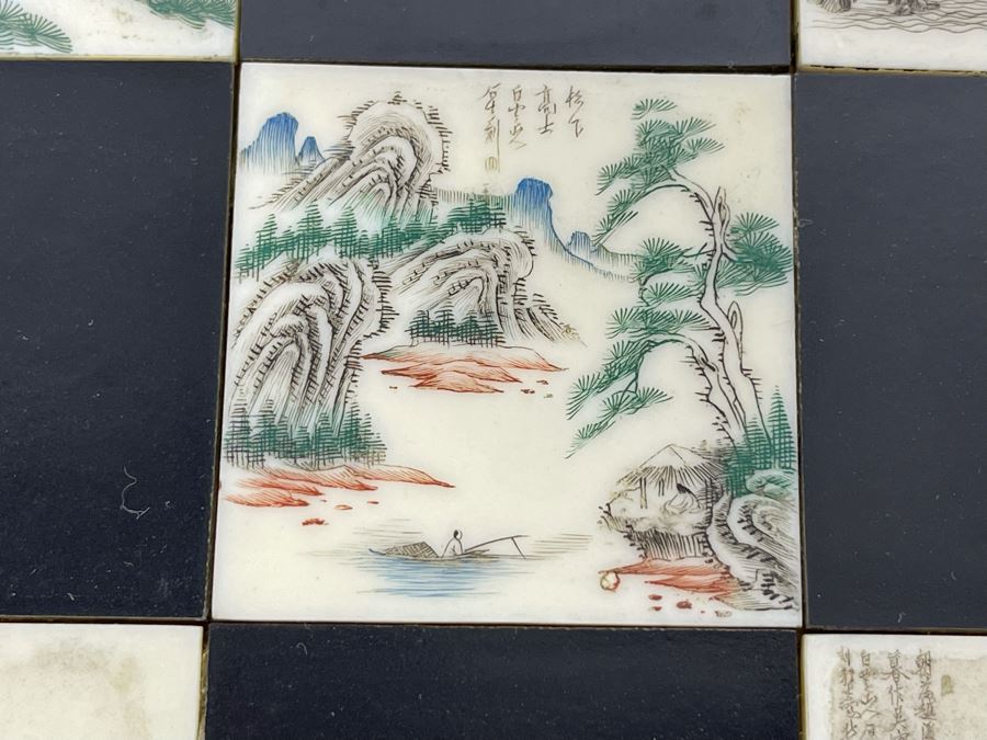 Custom Chinese Portable Chess Board With Individually Carved Scenes And Pieces 18W X 18D - See Photos [Photo 15]