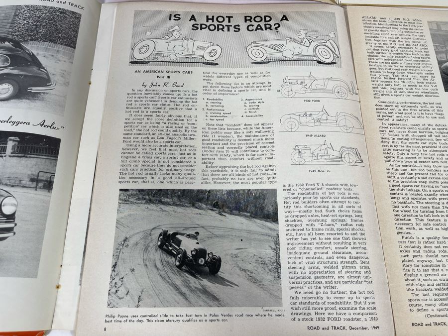 Vintage 1940s Road & Track Magazines - See Photos