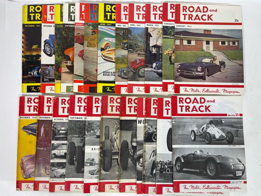 Vintage 1950-1951 Road & Track Magazines - See Photos [Photo 27]