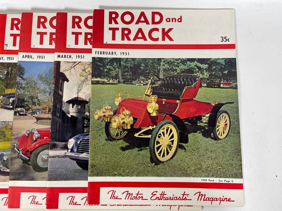 Vintage 1950-1951 Road & Track Magazines - See Photos [Photo 16]