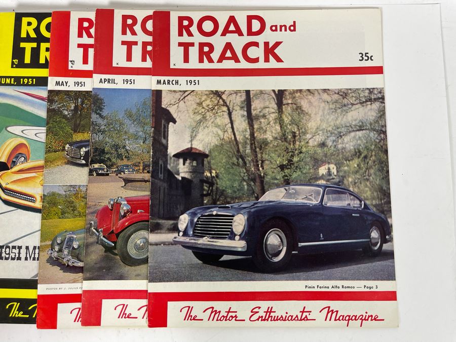 Vintage 1950-1951 Road & Track Magazines - See Photos [Photo 17]