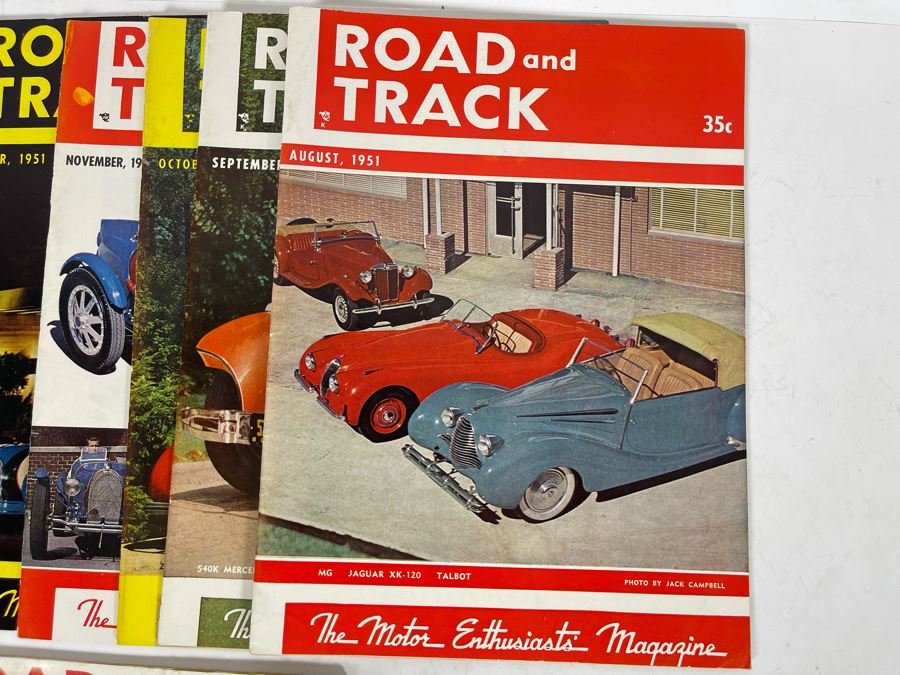 Vintage 1950-1951 Road & Track Magazines - See Photos [Photo 22]