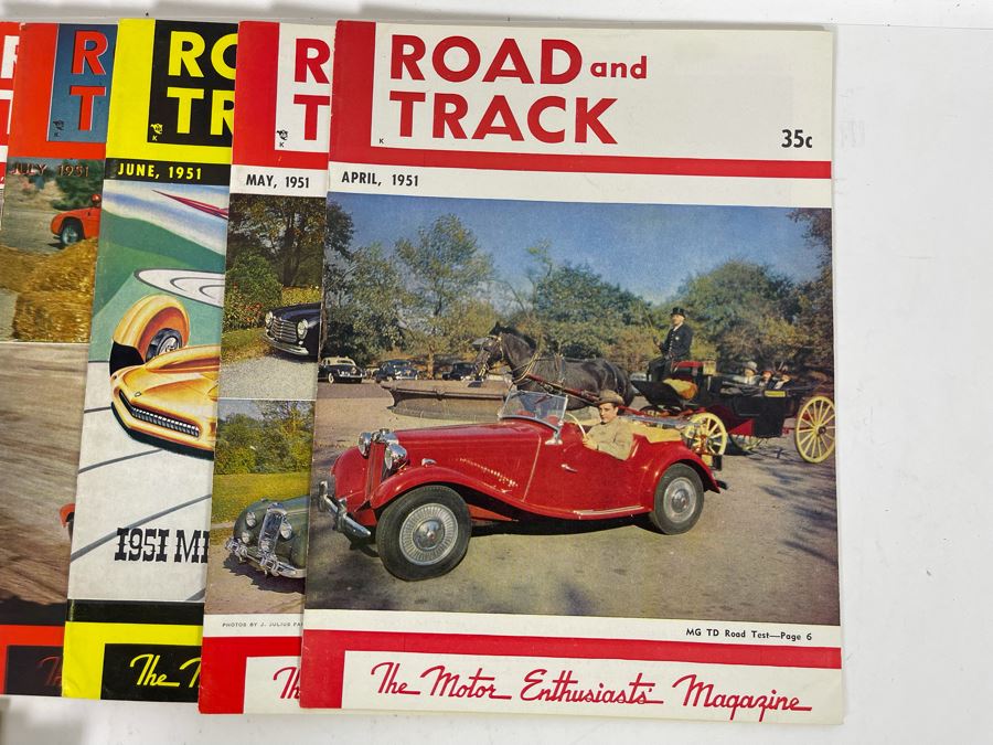 Vintage 1950-1951 Road & Track Magazines - See Photos [Photo 18]