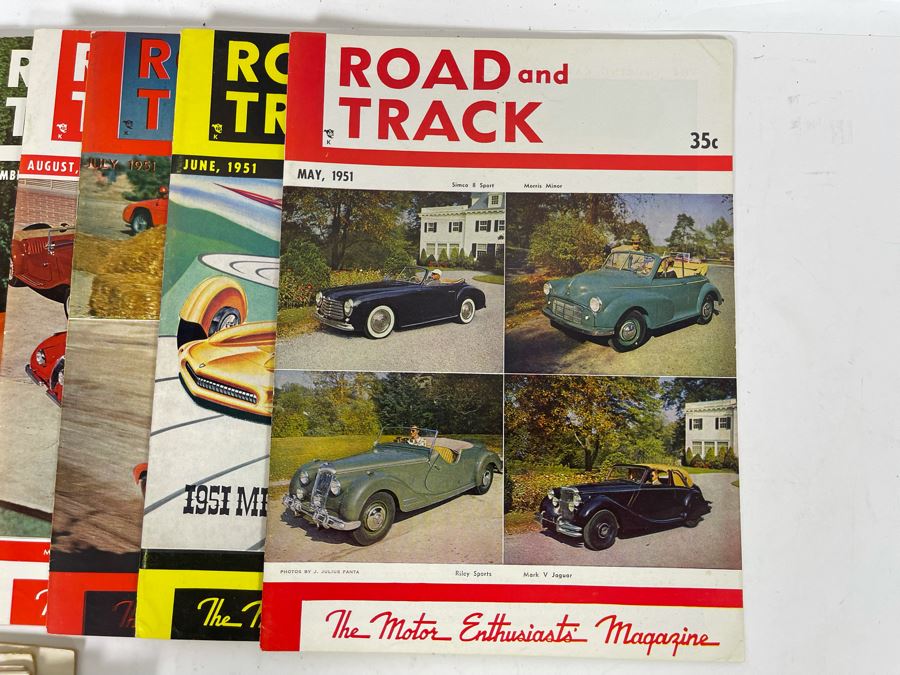 Vintage 1950-1951 Road & Track Magazines - See Photos [Photo 19]