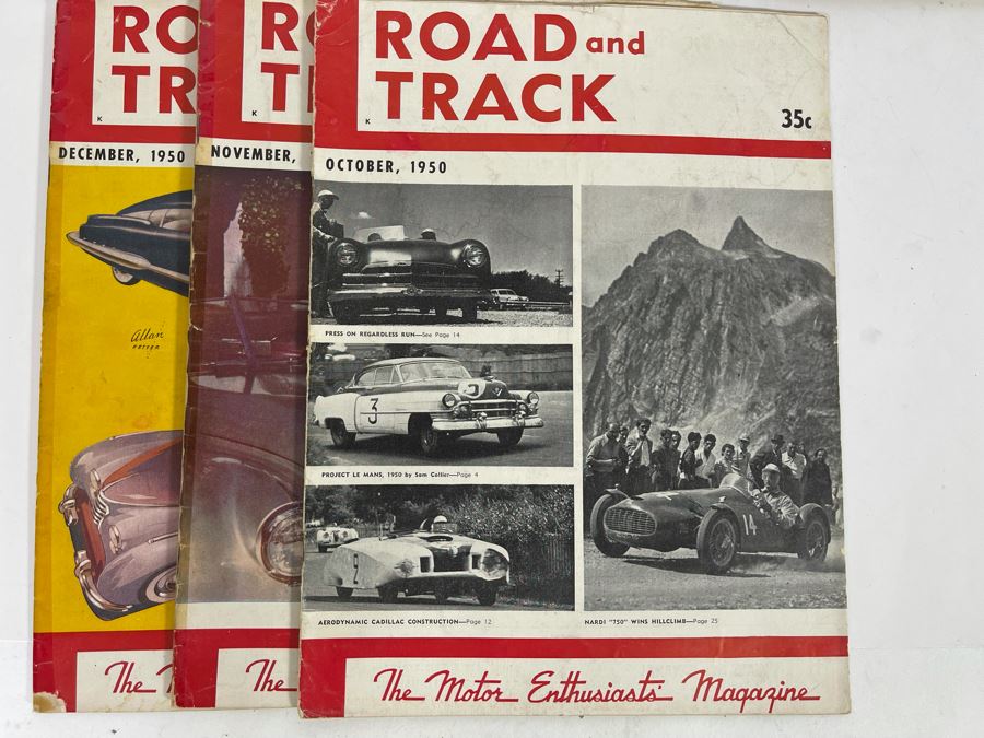 Vintage 1950-1951 Road & Track Magazines - See Photos [Photo 12]