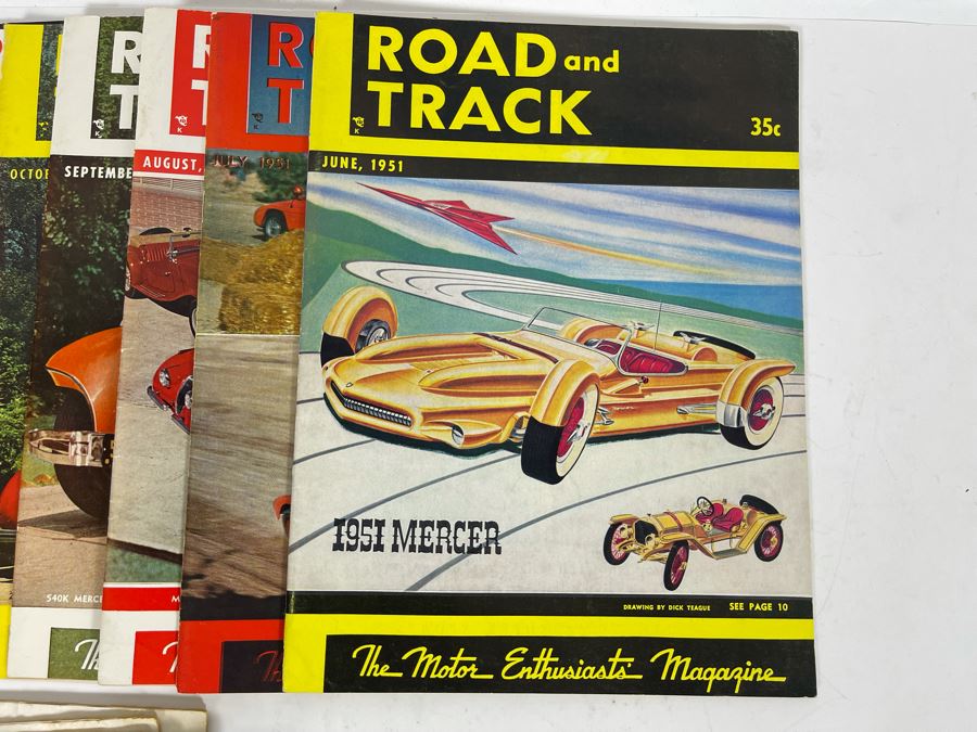 Vintage 1950-1951 Road & Track Magazines - See Photos [Photo 20]
