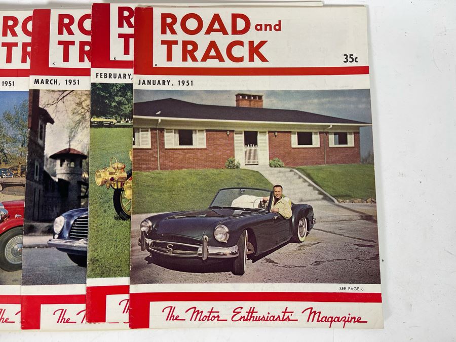 Vintage 1950-1951 Road & Track Magazines - See Photos [Photo 15]