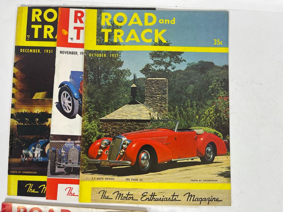 Vintage 1950-1951 Road & Track Magazines - See Photos [Photo 24]