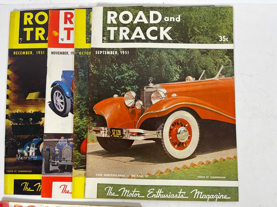 Vintage 1950-1951 Road & Track Magazines - See Photos [Photo 23]