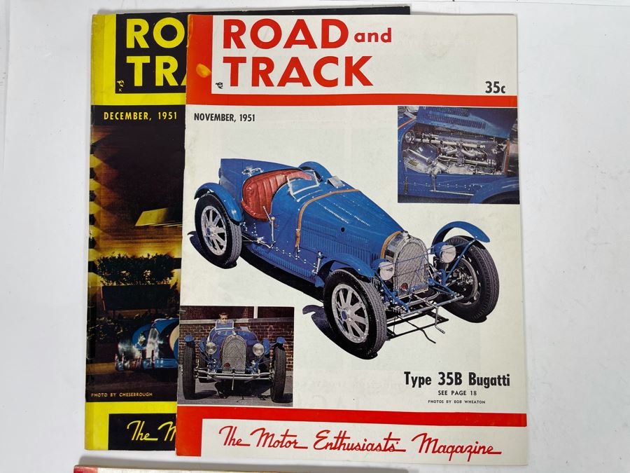 Vintage 1950-1951 Road & Track Magazines - See Photos [Photo 25]