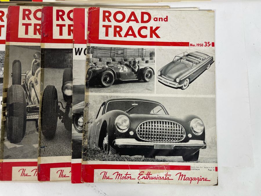 Vintage 1950-1951 Road & Track Magazines - See Photos [Photo 6]